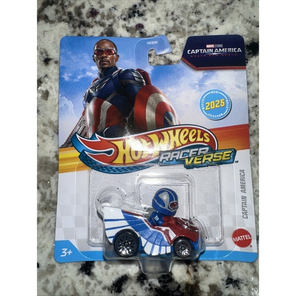 Hot Wheels Other - 2025 hot wheels racer verse captain america brave new world